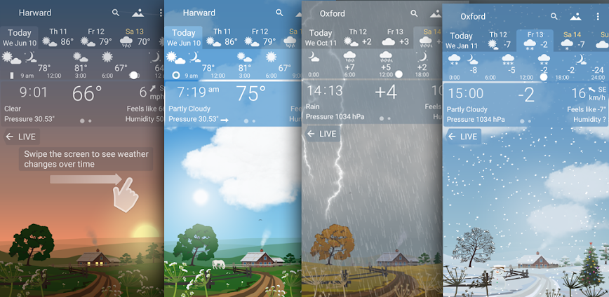 YoWindow Weather Unlimited v2.49.5 APK نسخة كاملة