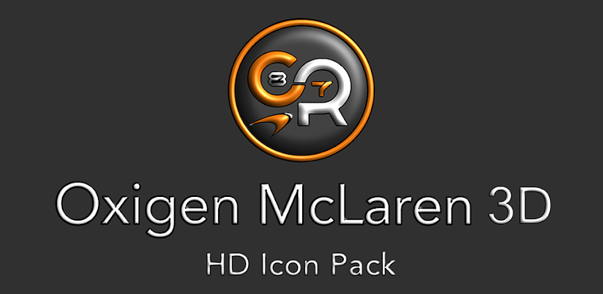 Oxigen McLaren 3D – Icon Pack